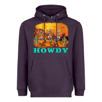 Plum western skeleton Heavyweight Hoodie - AdoDesignShop