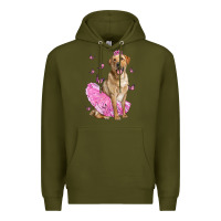 Army Green Labrador Retriever Dog With Tutu Premium Hoodie - LillyAllenDesigns