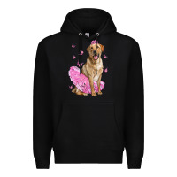 Black Labrador Retriever Dog With Tutu Premium Hoodie - LillyAllenDesigns
