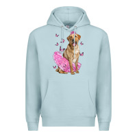 Blue Mist Labrador Retriever Dog With Tutu Premium Hoodie - LillyAllenDesigns