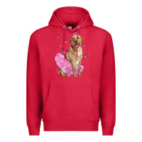Cardinal Labrador Retriever Dog With Tutu Premium Hoodie - LillyAllenDesigns