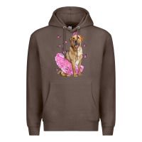 Coffee Labrador Retriever Dog With Tutu Premium Hoodie - LillyAllenDesigns