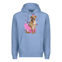 Colony Blue Labrador Retriever Dog With Tutu Premium Hoodie - LillyAllenDesigns