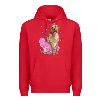 Red Labrador Retriever Dog With Tutu Premium Hoodie - LillyAllenDesigns