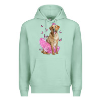 Seafoam Labrador Retriever Dog With Tutu Premium Hoodie - LillyAllenDesigns
