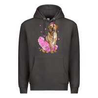 Smoke Labrador Retriever Dog With Tutu Premium Hoodie - LillyAllenDesigns