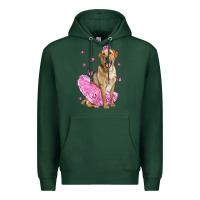 Sports Green Labrador Retriever Dog With Tutu Premium Hoodie - LillyAllenDesigns