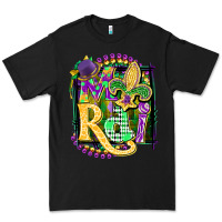 Black mardi gras Premium Tee - CowGirlArtShop