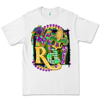 White mardi gras Premium Tee - CowGirlArtShop