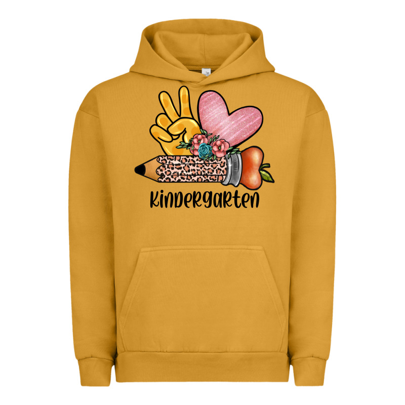Peace Love Kindergarten Urban Hoodie by JahusDesignShop | Teevron