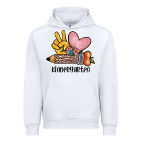 White peace love kindergarten Urban Hoodie - JahusDesignShop