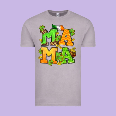 St. Patrick's Day Mama Vintage Tee Designed By Oliviacreatesart