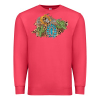 Cardinal horseshoe leopard gemstone cactus patch Premium Sweatshirt - AdoDesignShop