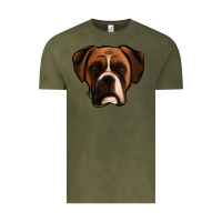 Vintage Olive Boxer Vintage Tee - Jasminsmagicworld