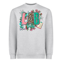 Heather Grey lab tech Heavyweight Sweatshirt - AdoDesignShop