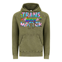 Vintage Olive Western LGBTQ+ Trans Lives Matter Vintage Hoodie - BundleAndBundleShop