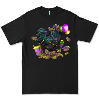 Black mardi gras chicken Premium Tee - CowGirlArtShop