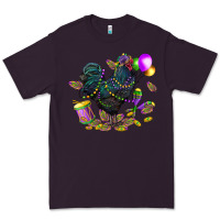 Plum mardi gras chicken Premium Tee - CowGirlArtShop
