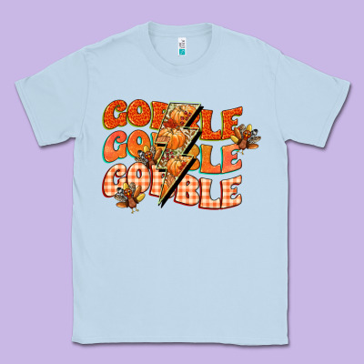 Gobble Gobble Gobble Classic Tee Designed By Cowgirlartshop