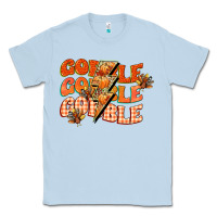 Dusty Blue gobble gobble gobble Classic Tee - CowGirlArtShop
