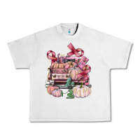 Lunar Rock Breast Cancer truck with pumpkins Urban Heavy Tee - FaDigitalArtStudio