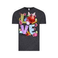 Vintage Black Easter love Teacher Vintage Tee - OliviaCreatesArt