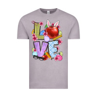Vintage Zinc Easter love Teacher Vintage Tee - OliviaCreatesArt
