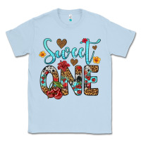 Dusty Blue sweet one cherry Classic Tee - Artiststas