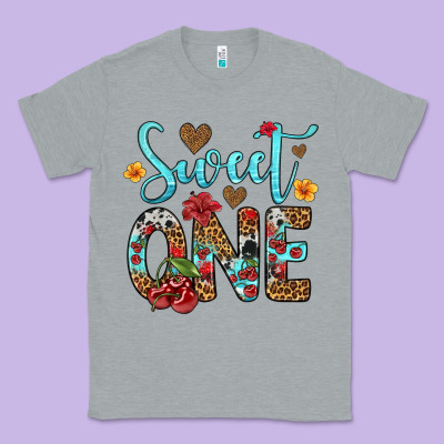 Sweet One Cherry Classic Tee Designed By Artiststas