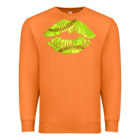 Carrot softball lips Premium Sweatshirt - AdoDesignShop