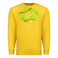 Lemon softball lips Premium Sweatshirt - AdoDesignShop