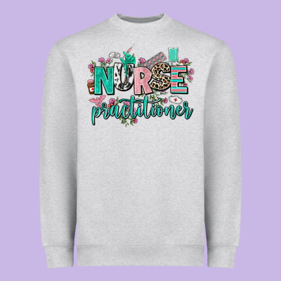 Nurse Practitioner Heavyweight Sweatshirt Designed By Adodesignshop