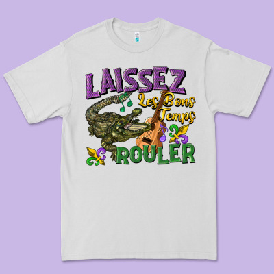 Laissez Les Bons Temps Rouler Premium Tee Designed By Cowgirlartshop