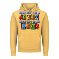 Vintage Mustard diversity is a fact indesion is an act Vintage Hoodie - FaDigitalArtStudio