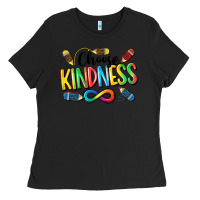 Black Chose Kindness Autism Ladies Tee - CowGirlArtShop