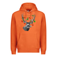 Carrot Mule deer with Premium Hoodie - LillyAllenDesigns