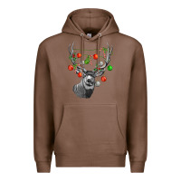 Chestnut Mule deer with Premium Hoodie - LillyAllenDesigns