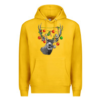 Lemon Mule deer with Premium Hoodie - LillyAllenDesigns