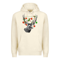 Sandshell Mule deer with Premium Hoodie - LillyAllenDesigns