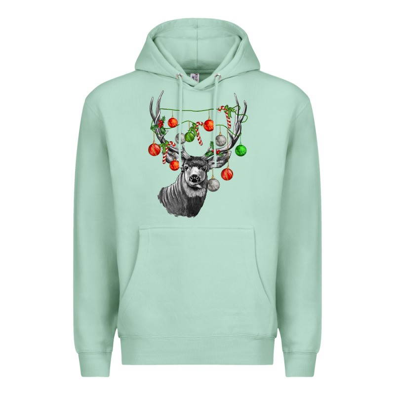 Mule Deer With Premium Hoodie by LillyAllenDesigns | Teevron