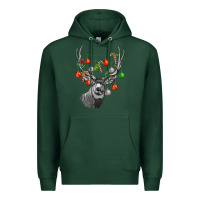 Sports Green Mule deer with Premium Hoodie - LillyAllenDesigns