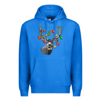 True Royal Mule deer with Premium Hoodie - LillyAllenDesigns