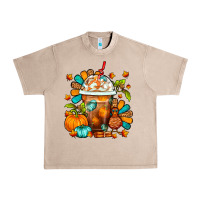 French Oak Thanksgiving Frappe Coffee Urban Heavy Tee - FaDigitalArtStudio