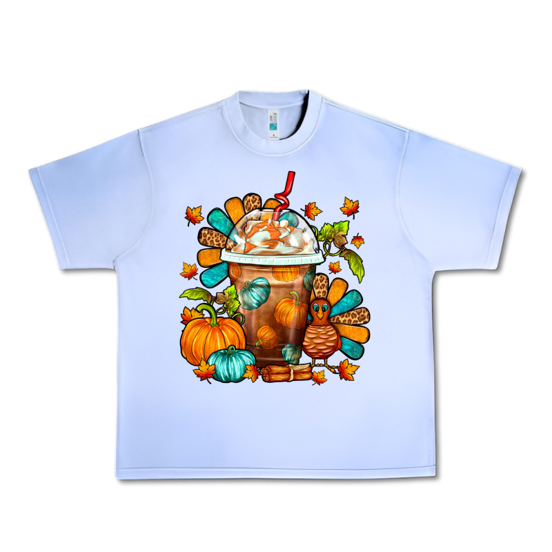 Thanksgiving Frappe Coffee Urban Heavy Tee by FaDigitalArtStudio | Teevron