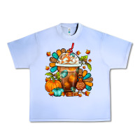 Grape Ice Thanksgiving Frappe Coffee Urban Heavy Tee - FaDigitalArtStudio