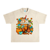 Sandshell Thanksgiving Frappe Coffee Urban Heavy Tee - FaDigitalArtStudio