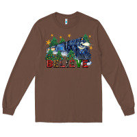 Chestnut believe polar express christmas trees Long Sleeve Tee - FaDigitalArtStudio