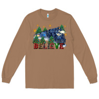 Toasted Coconut believe polar express christmas trees Long Sleeve Tee - FaDigitalArtStudio