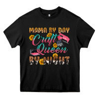 Black mama by day craft queen by night Heavy Core Tee - RanaPortraitStore