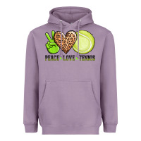 Lavender peace love tennis Heavyweight Hoodie - AdoDesignShop